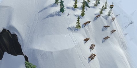 雪山滑雪大冒险游戏截图1