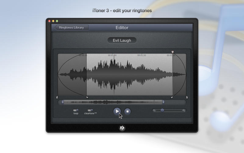 音频剪辑iToner for Mac软件截图3