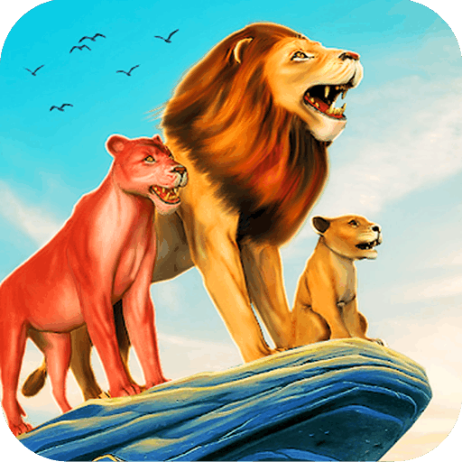 荒野动物狮子模拟游戏图标