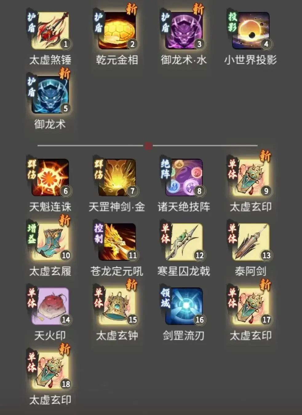 一念逍遥体修仙界神通怎么搭配 体修仙界神通搭配推荐
