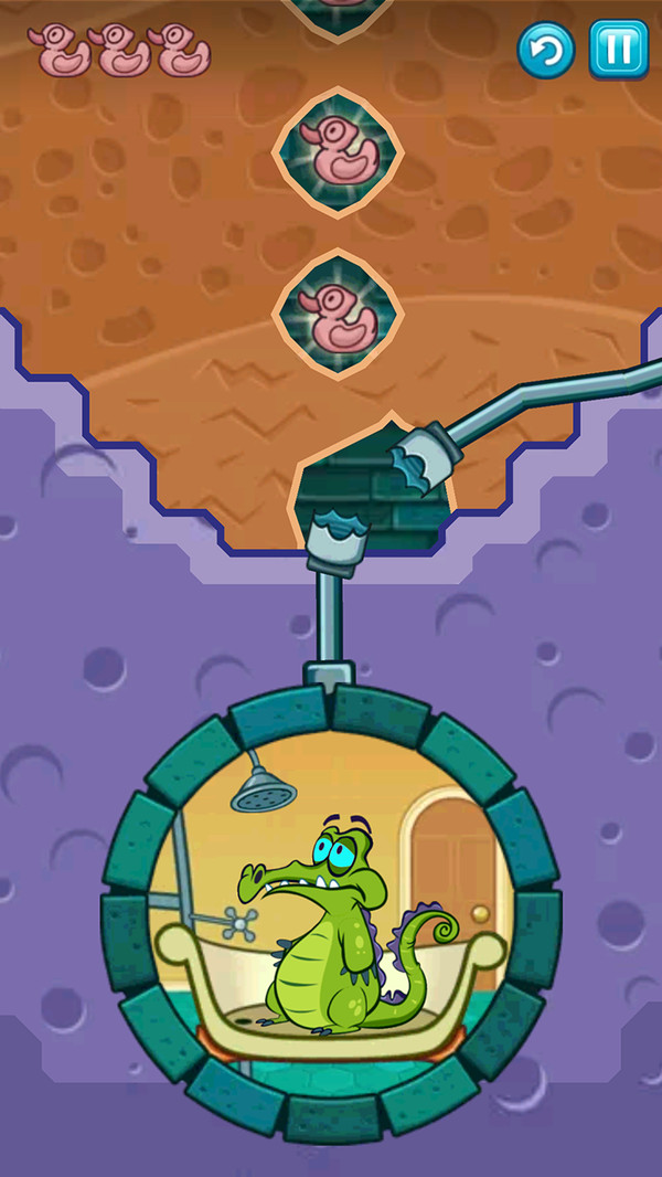 小鳄鱼爱洗澡游戏截图4