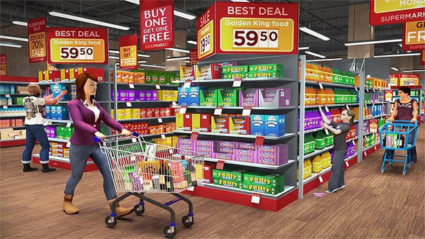 超市购物模拟游戏截图1