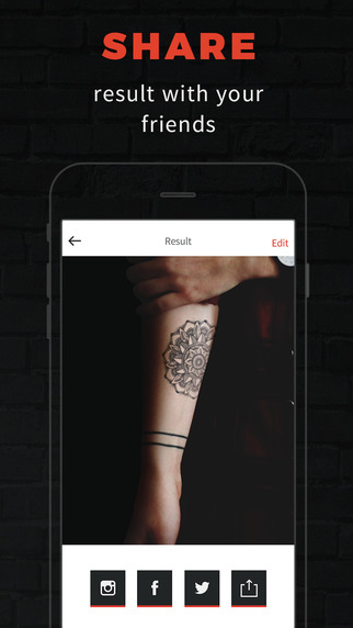 INKHUNTER Try Tattoo Designs版软件截图3