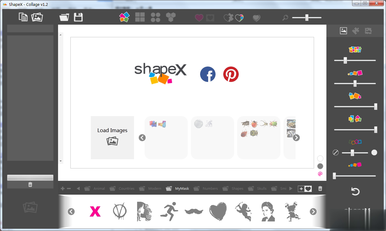 ShapeX(照片拼贴软件)软件截图1