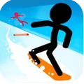 滑雪火柴人游戏图标