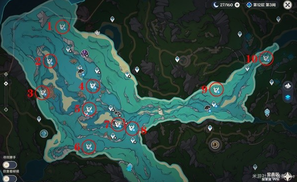 原神鳗鱼宝箱位置大全 10个鳗鱼宝箱全收集攻略