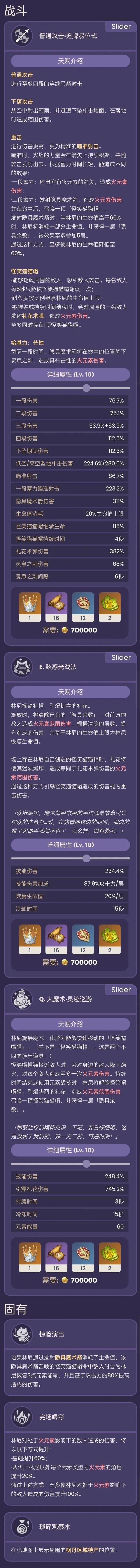 《原神》枫丹角色技能一览 枫丹角色技能爆料